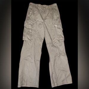 Vintage S&B Quality Apparel Cargo Pants Khaki Tan Made In Nepal Size 16 Cotton